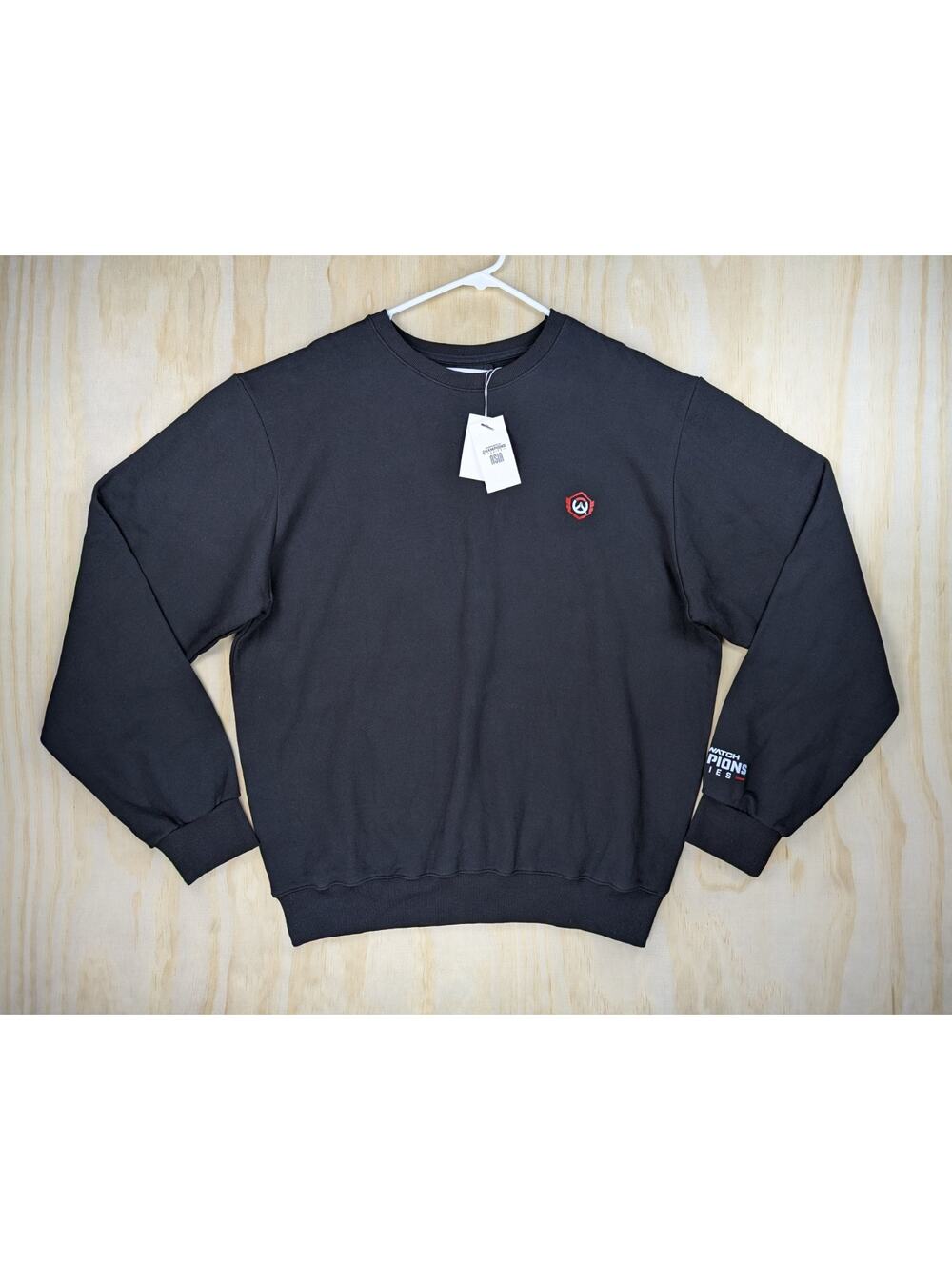 Overwatch Men's XL Champions Series Asia Crewneck Sweatshirt Black 2025 NWT